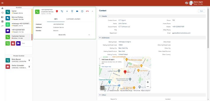 Web Client - Voice call with all channels Web Client - Voice call with all channels