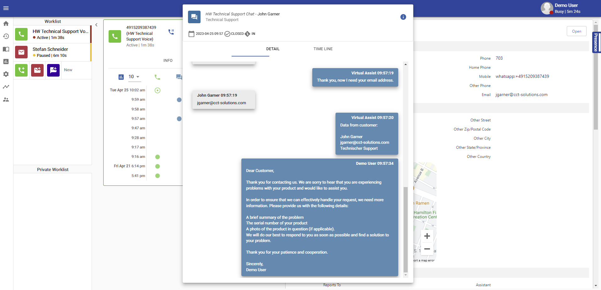 Customer Journey Voice - Detail SMS-1 Customer Journey Voice - Detail SMS-1