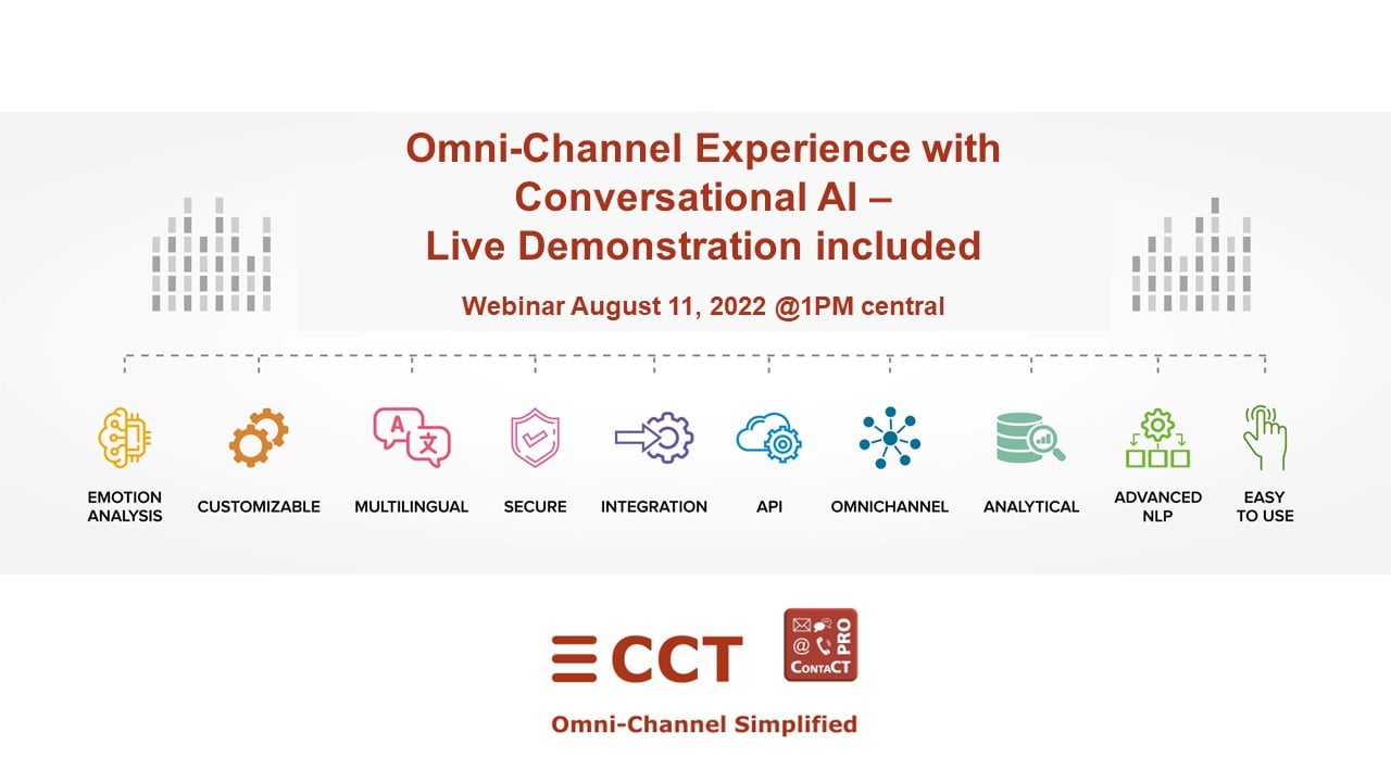 Webinar 11th August 2022 Omni-Channel Experience AI 