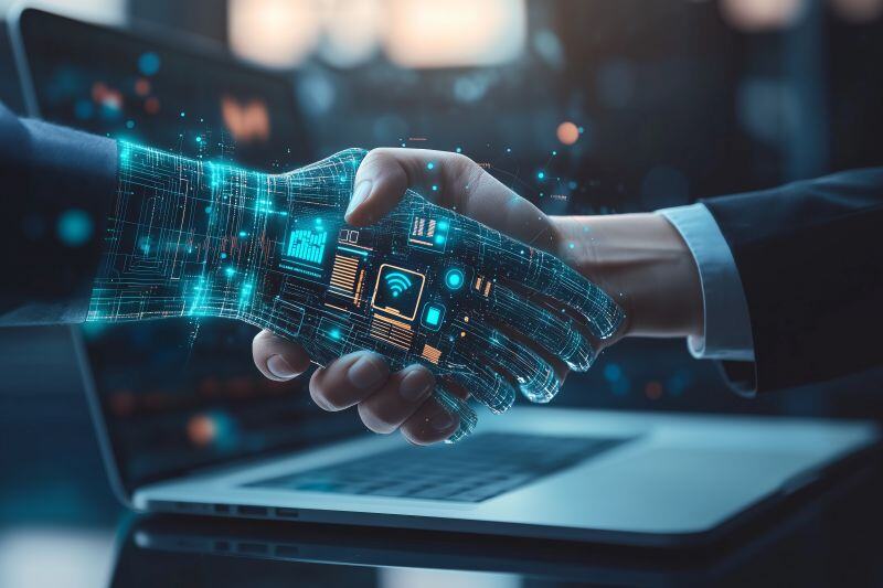 human robot handshake 800px AdobeStock_1078682413 human robot handshake 800px AdobeStock_1078682413